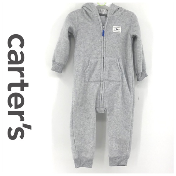Carter's Other - 💕SALE💕NWT Carter’s Gray Fuzzy Sleeper